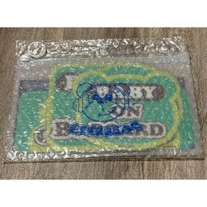 GEEKBEAR [Signature] Baby on Board Car Magnet - Signature Line 3 pack green‎